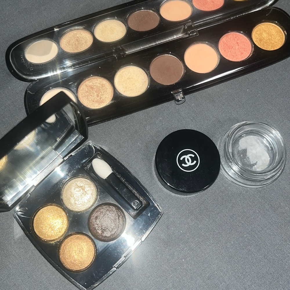 luxury, gently used, high end eyeshadows